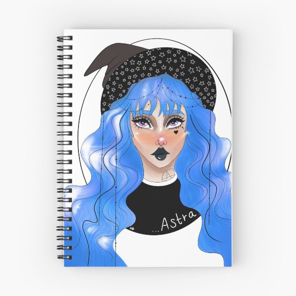 Item preview, Astra the blue haired witch  designed and sold by Coven-Of-Art.