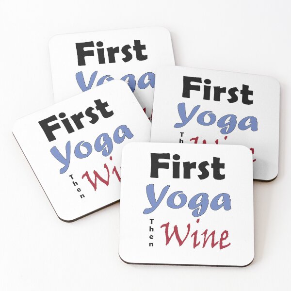 Item preview, First Yoga, Then Wine designed and sold by redsgifts.