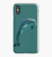 Low Poly Dolphin iPhone Case