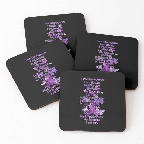 Item preview, Purple Awareness Ribbon My Struggle Poem designed and sold by Alondra.