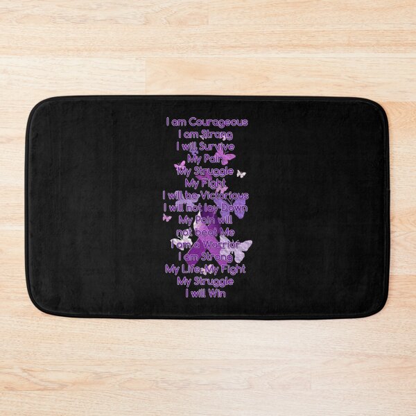 Item preview, Purple Awareness Ribbon My Struggle Poem designed and sold by Alondra.