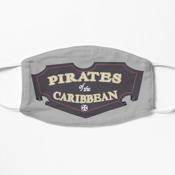 piratas del Caribe Mascarilla plana