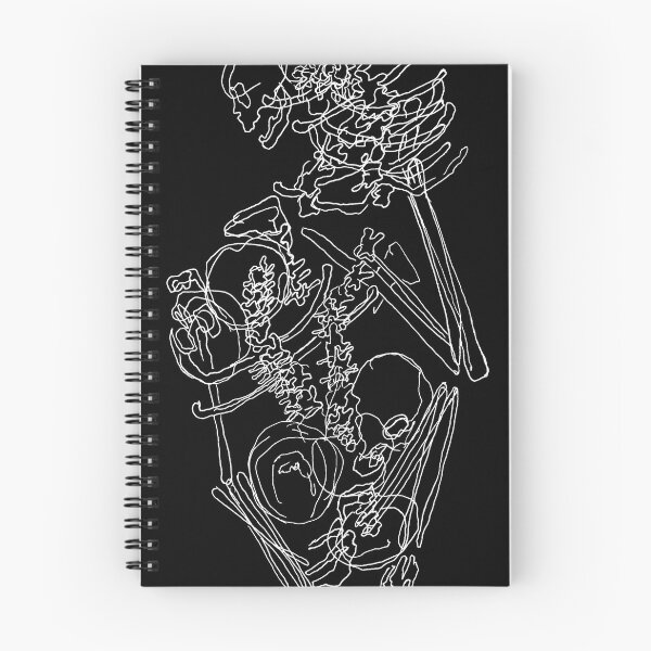 Item preview, Skeletal Tumble - White designed and sold by Caroline Owen.