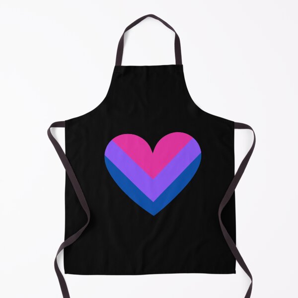 Item preview, Chevron Pride Flag Hearts - Bisexual designed and sold by thesassypanda.