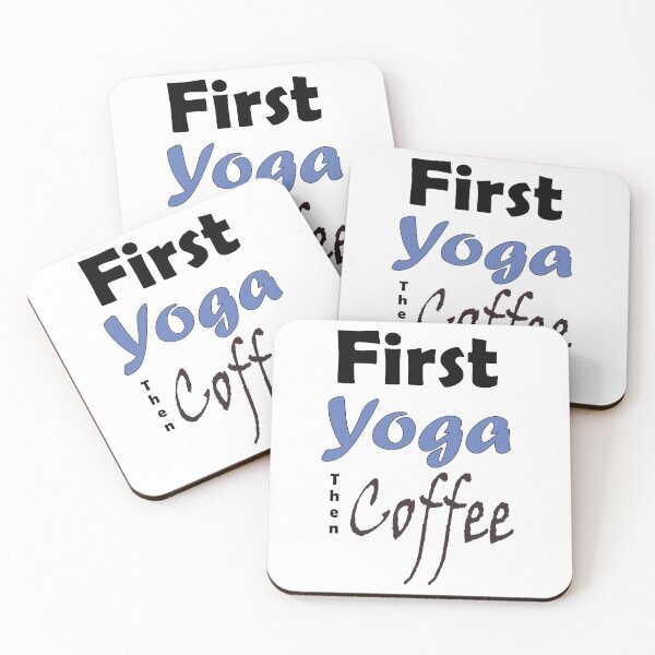 Item preview, First Yoga, Then Coffee designed and sold by redsgifts.
