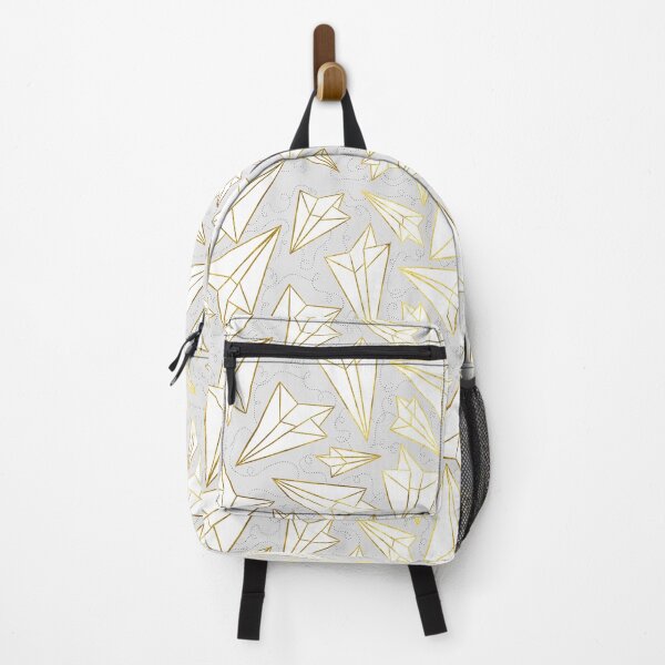 Item preview, Paper Airplanes Gold Grey designed and sold by Beth Thompson.