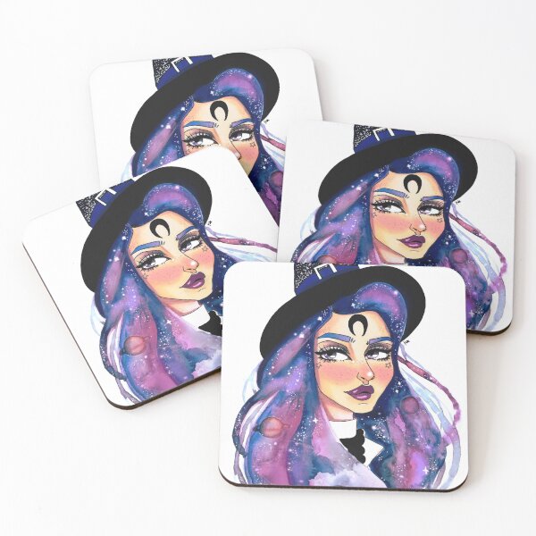 Item preview, Galaxy in her hair  designed and sold by Coven-Of-Art.