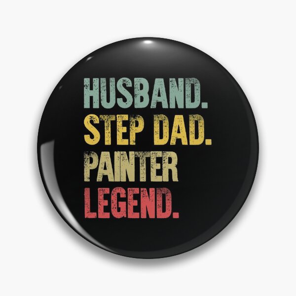 Item preview, Funny Men Vintage T Shirt Husband Step Dad Painter Legend designed and sold by Bendthetrend.