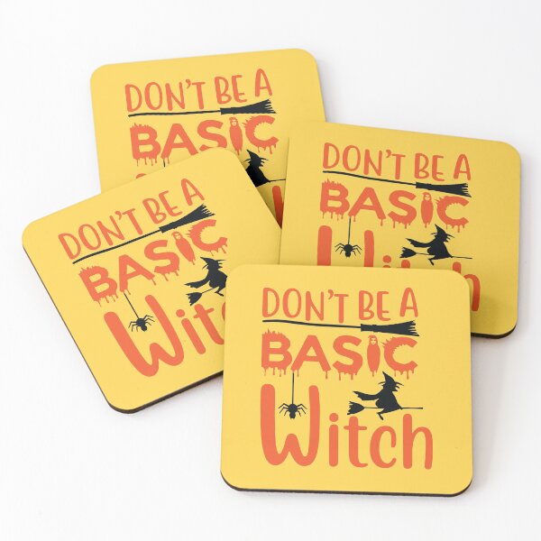 Item preview, Don't Be A Basic Witch Halloween Art designed and sold by VibrantGifts.