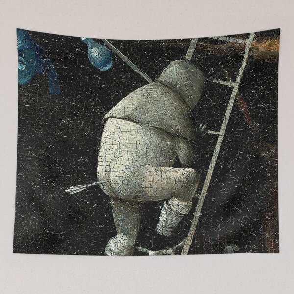 Item preview, HD. Hell.Right Pannel (detail number 84 of 100 , from the Garden of Earthly Delights), by Hieronymus Bosch designed and sold by ArmoniMundi.