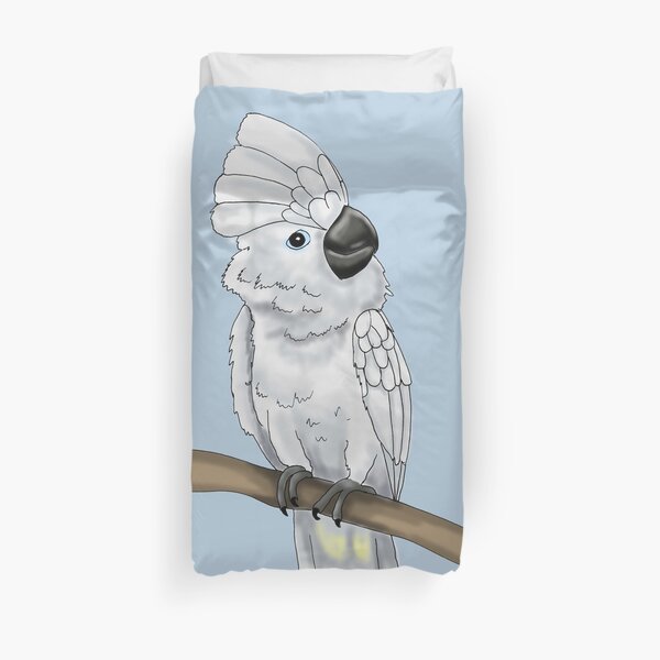Umbrella Cockatoo Duvet Cover