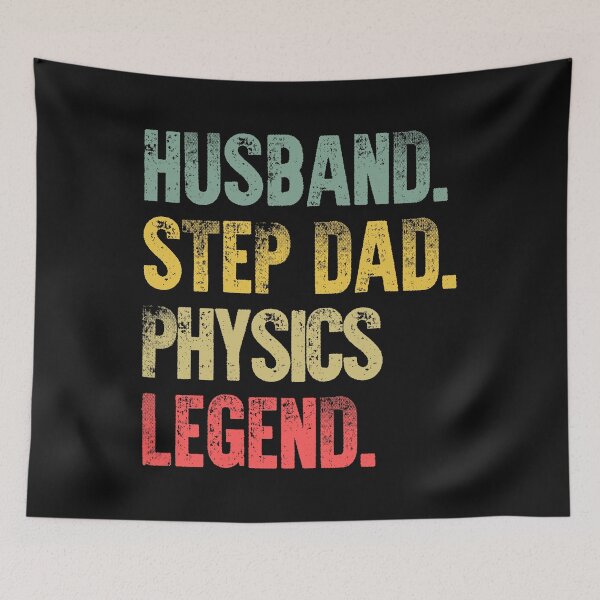 Item preview, Funny Men Vintage T Shirt Husband Step Dad Physics Legend designed and sold by Bendthetrend.