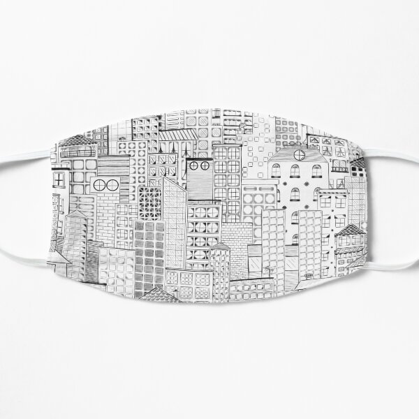 City Doodle Day Mask
