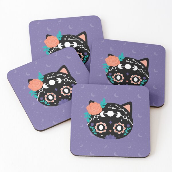 Item preview, Moon Sugarskull Cat  designed and sold by cynthia tizcareno.