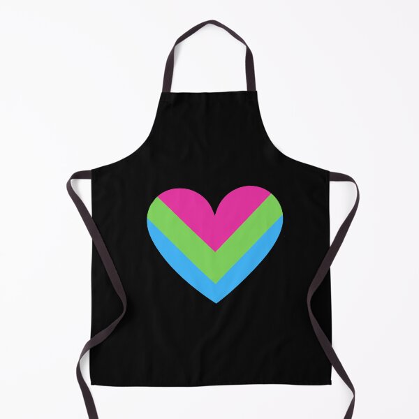 Item preview, Chevron Pride Flag Hearts - Polysexual designed and sold by thesassypanda.