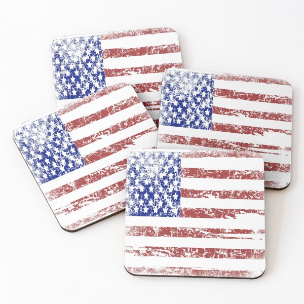 Item preview, Distressed American Flag designed and sold by Spoof-Tastic.