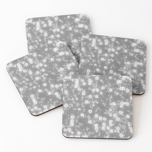 Item preview, Glowing Flowery Snowflakes - White designed and sold by Wizzles Emporium.