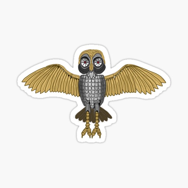 Bubo Sticker for Sale by Crestedge Designs