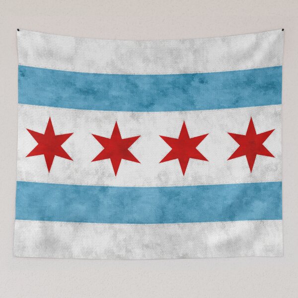 Item preview, City of Chicago Flag designed and sold by Christopher Arndt.
