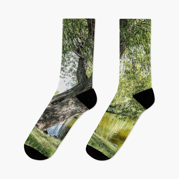 Item preview, Willow tree over lake designed and sold by Francesko221.