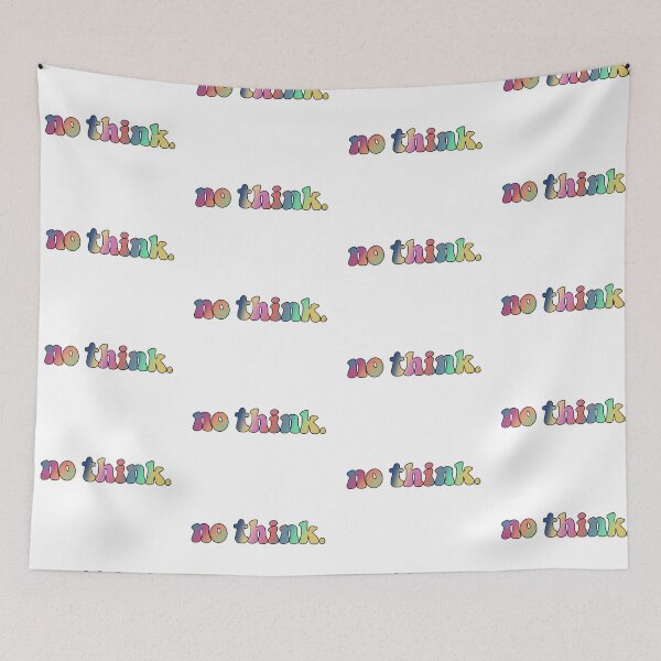 Item preview, no think designed and sold by stickersbyjul.