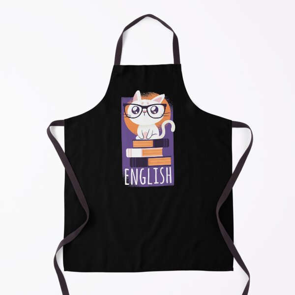 Item preview, Smart Nerdy English Cat designed and sold by Cute and Funny Animal Art Designs.