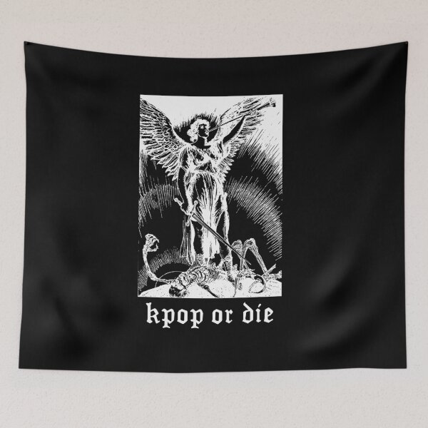 Item preview, KPOP OR DIE Gothic Angel Aesthetic Meme Funny designed and sold by SugarSaint.