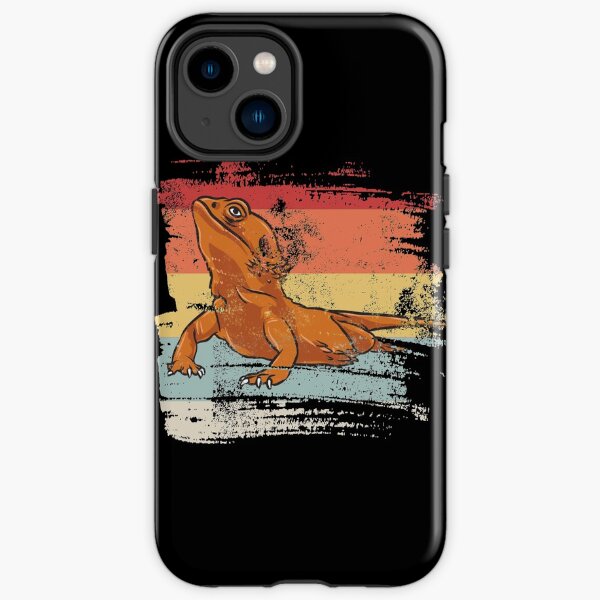 Retro Bearded Dragon iPhone Tough Case