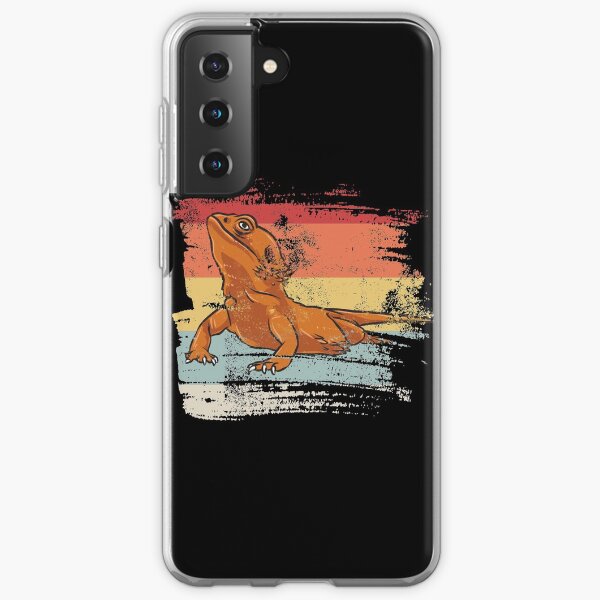 Retro Bearded Dragon Samsung Galaxy Soft Case
