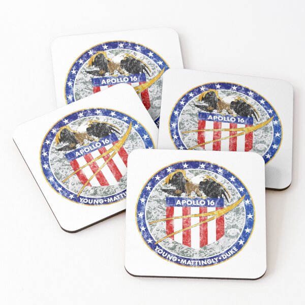 Item preview, NASA Apollo 16 (distressed) designed and sold by n0l4n.