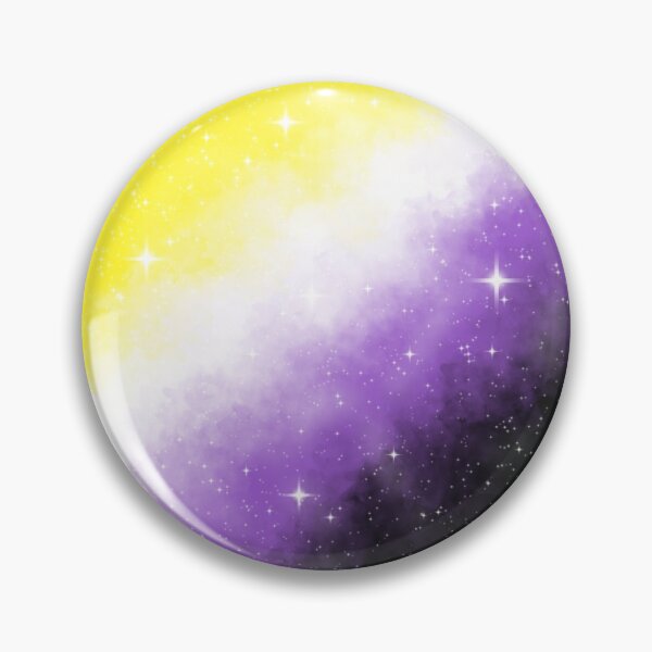 Item preview, Nonbinary Pride Flag Galaxy designed and sold by JasmineLove59.
