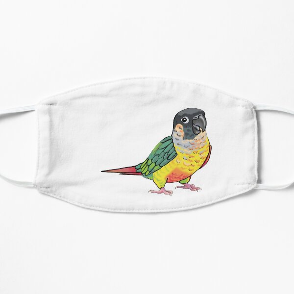 Screaming Yellow-sided Conure Mask