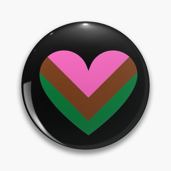 Item preview, Chevron Pride Flag Hearts - Gynosexual designed and sold by thesassypanda.