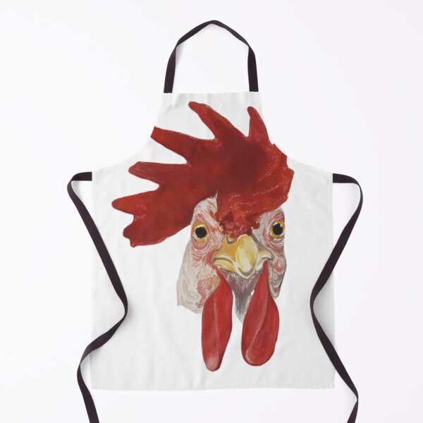 Item preview, watercolor chicken portrait designed and sold by Mary Kay Torres.