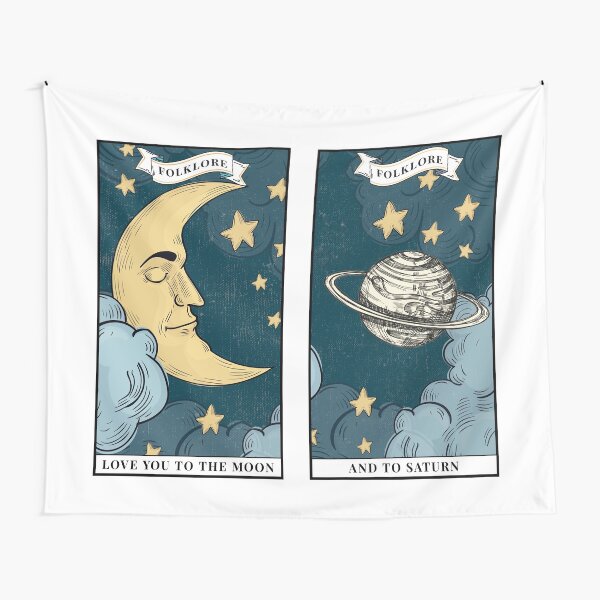 love you to the moon and back Tapestry