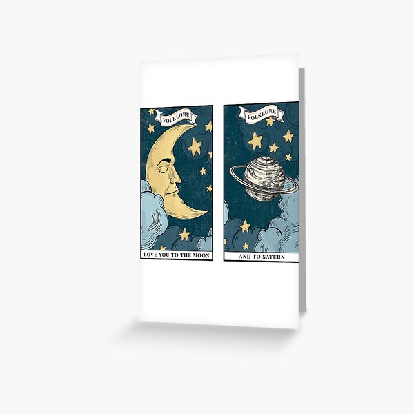 love you to the moon and back Greeting Card