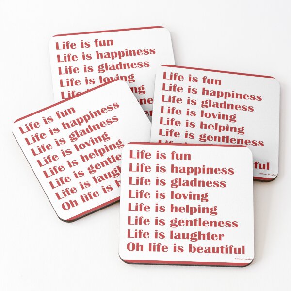 Item preview, Life is Fun Quotes designed and sold by Moyanana.