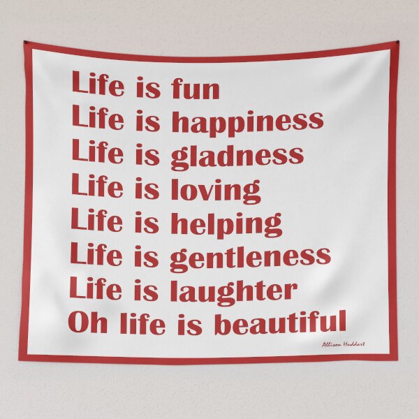 Item preview, Life is Fun Quotes designed and sold by Moyanana.