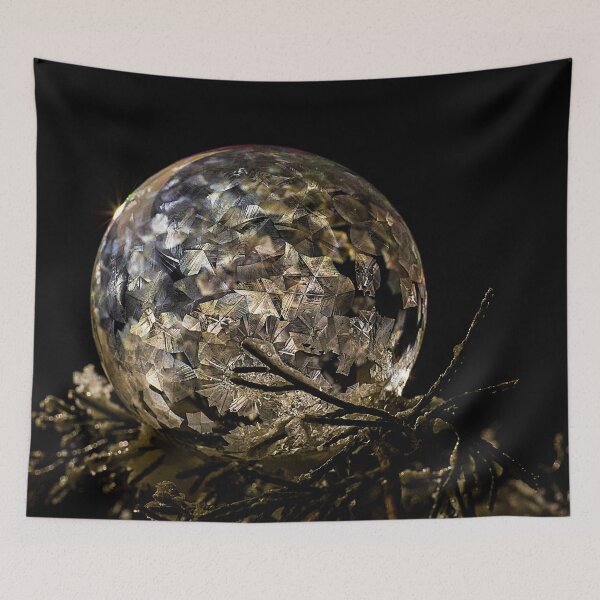 Item preview, Golden Jeweled Frozen Soap Bubble designed and sold by Shelly Gunderson.