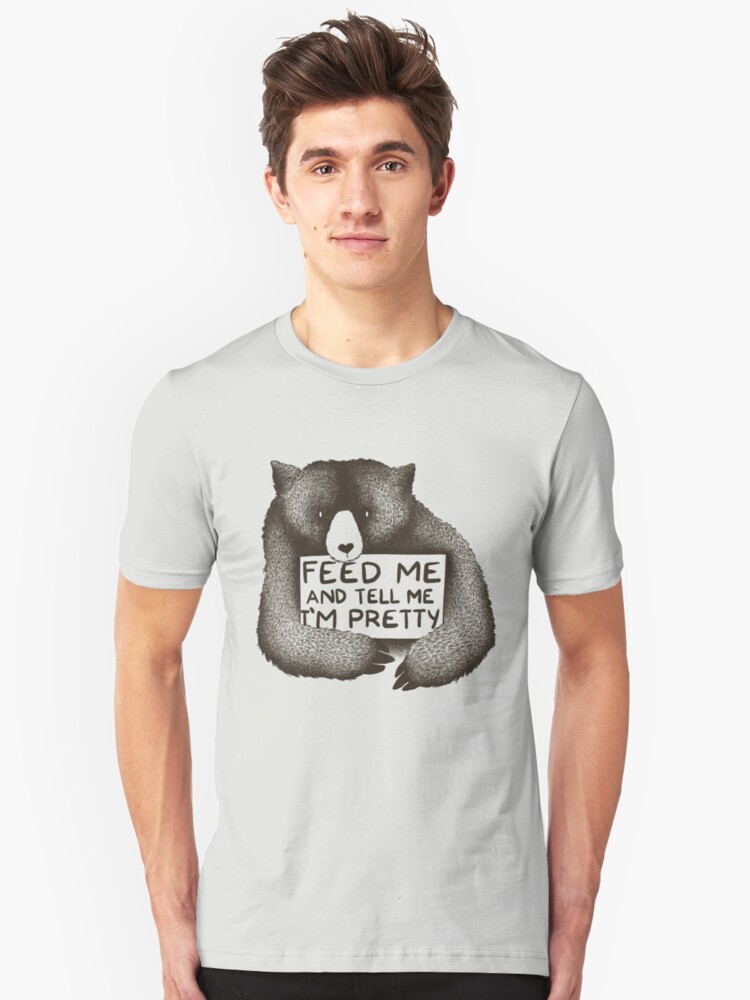 Alternate view of Feed Me and Tell Me I'm Pretty Slim Fit T-Shirt