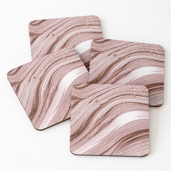 Item preview, Rose Gold Liquid Pink Marble designed and sold by newburyboutique.
