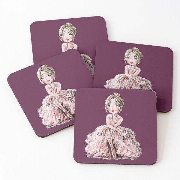 Item preview, Ballet in pink pattern designed and sold by Katerina Makarova.