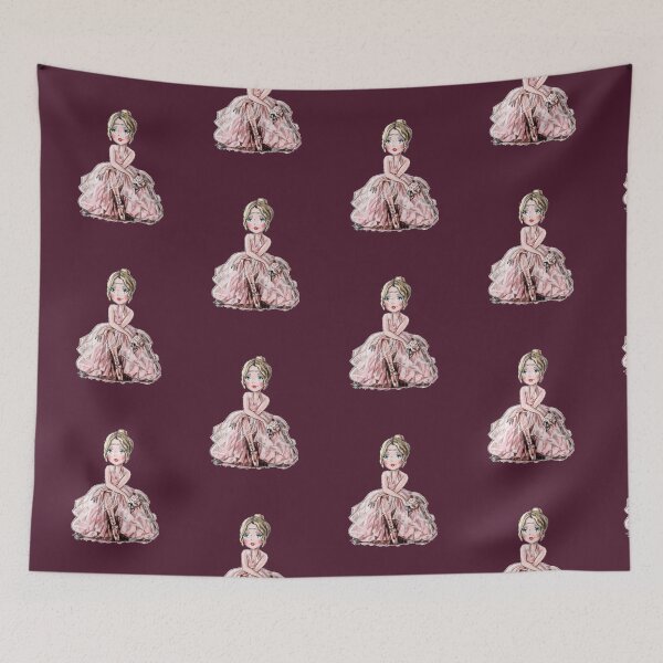 Item preview, Ballet in pink pattern designed and sold by Katerina Makarova.