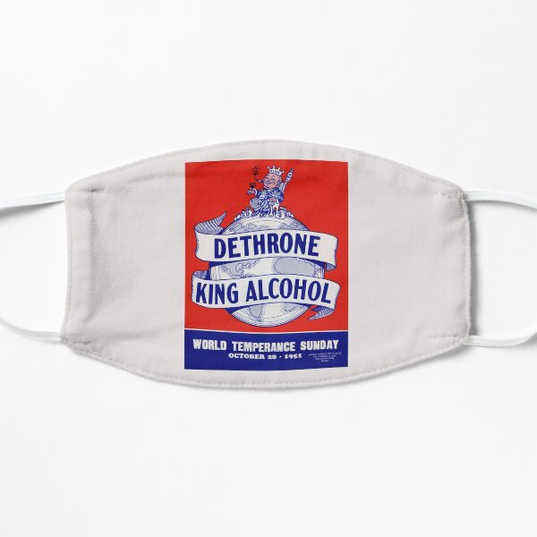 Dethrone King Alcohol - World Temperance Sunday - 1951 Mask