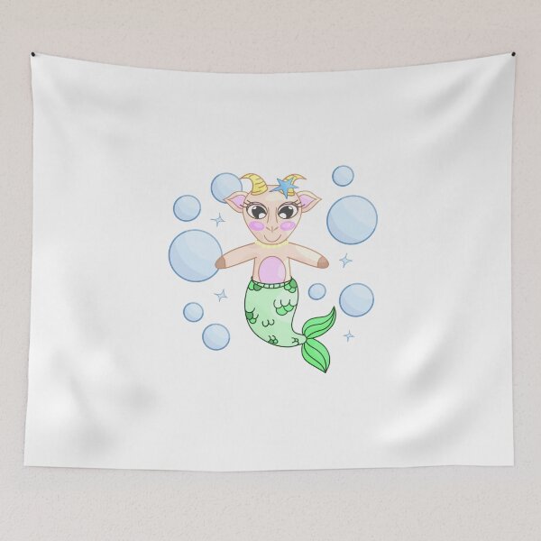 Item preview, Goat Mermaid designed and sold by Minaficent.