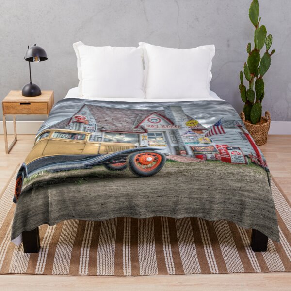 Item preview, Old Time Gas Station With Model A designed and sold by Shelly Gunderson.