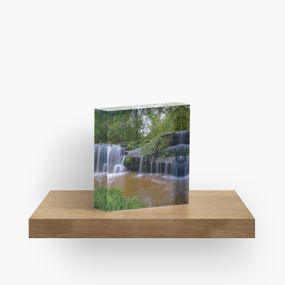 Balaka Falls, Carlingford, NSW Acrylic Block