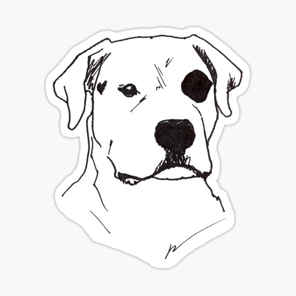 The Raw Dog himself Sticker