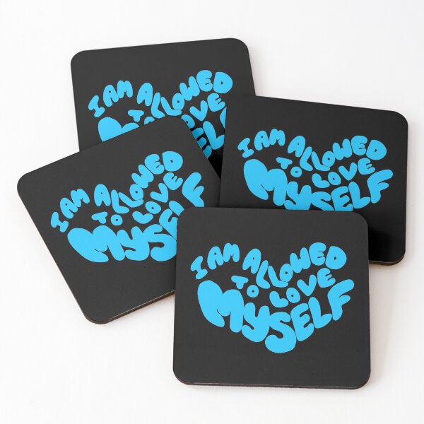 Item preview, I Am Allowed to Love Myself (blue) designed and sold by dysperdis.