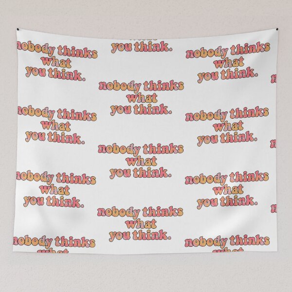 Item preview, nobody thinks what you think designed and sold by stickersbyjul.